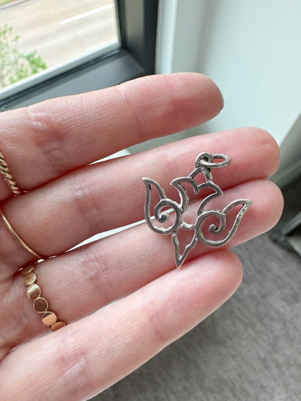 James Avery Silver Dove Charm